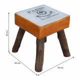 Taburet Alexandra House Living Mangotr 44 x 45 x 44 cm #31