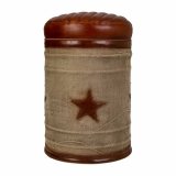 Taburet Alexandra House Living Kanvas Lder Jern 30 x 45 x 30 cm #6