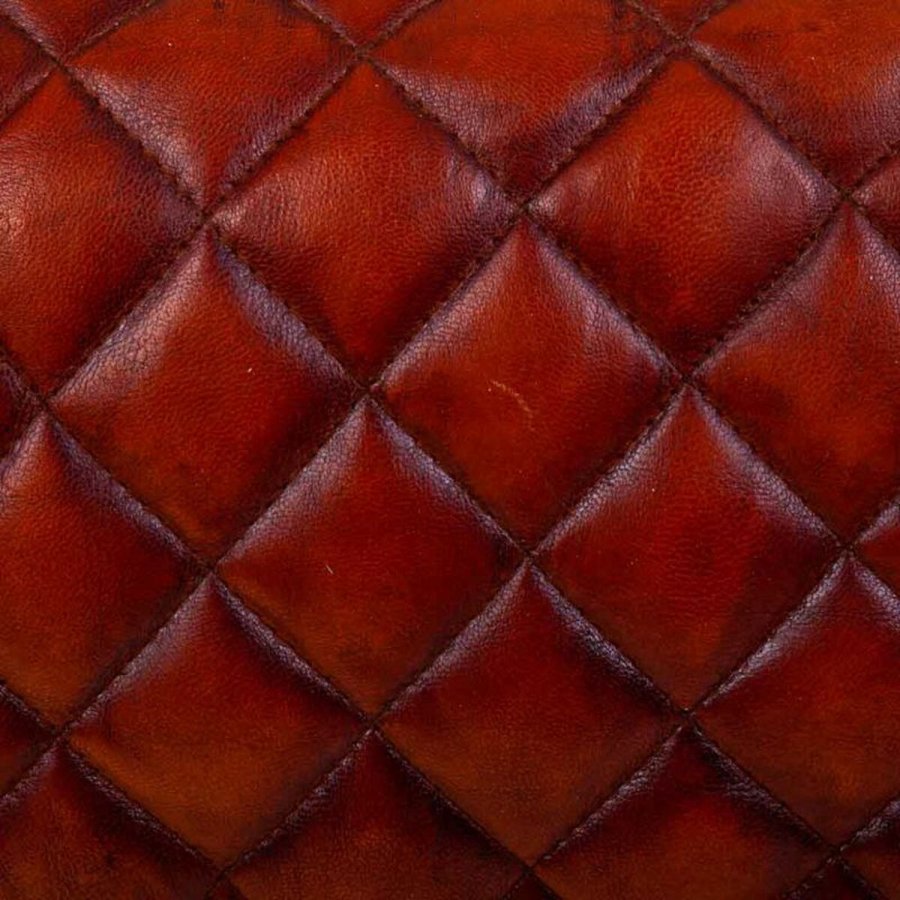 Taburet Alexandra House Living Brun Lder Mangotr 51 x 30 x 41 cm #21