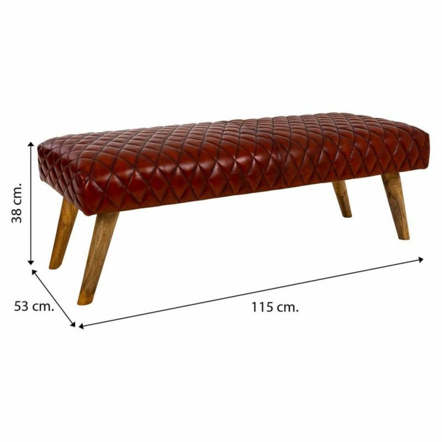 Stol Alexandra House Living Lder Mangotr 53 x 38 x 115 cm #26