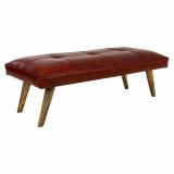 Stol Alexandra House Living Rd Lder Mangotr 53 x 38 x 115 cm #1