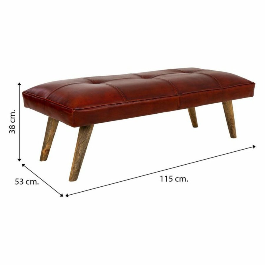 Stol Alexandra House Living Rd Lder Mangotr 53 x 38 x 115 cm #21