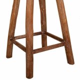 Taburet Alexandra House Living Brun Lder Mangotr 78 x 41 x 41 cm #21