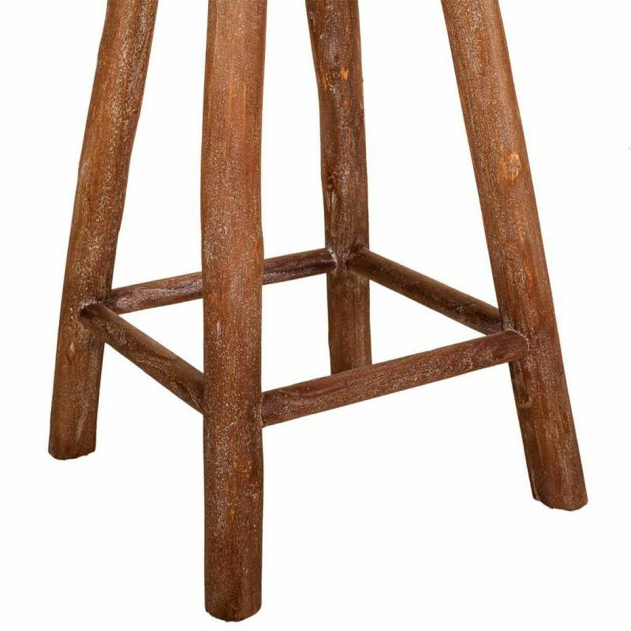 Taburet Alexandra House Living Brun Lder Mangotr 78 x 41 x 41 cm #21