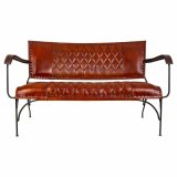 Bnk Alexandra House Living Lder Jern Mangotr 71 x 76 x 127 cm #1