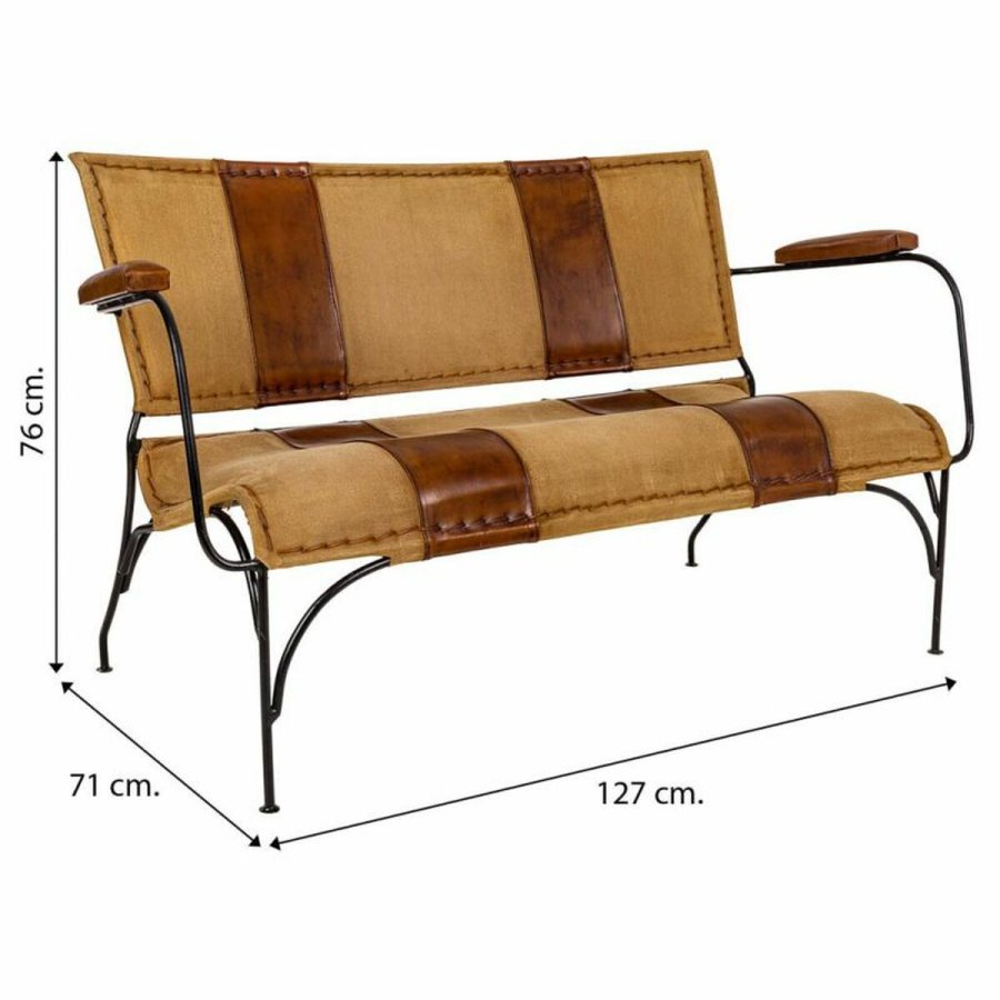 Bnk Alexandra House Living Lder Jern Mangotr 71 x 76 x 127 cm #31