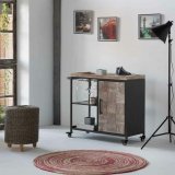 Taburet Alexandra House Living Gr Tr syntetisk spanskrr 40 x 48 x 40 cm #6