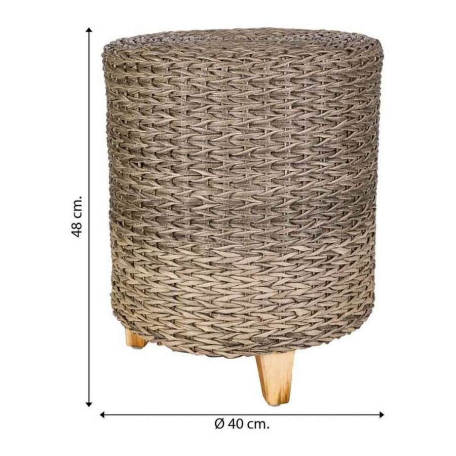 Taburet Alexandra House Living Gr Tr syntetisk spanskrr 40 x 48 x 40 cm #31