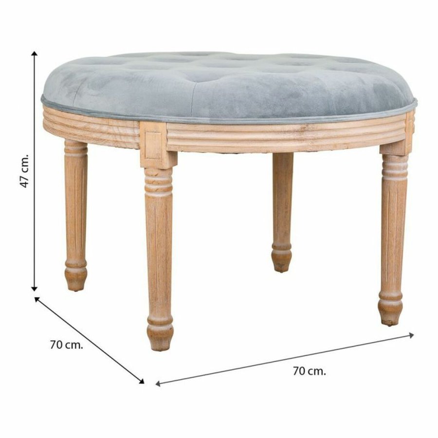 Stol Alexandra House Living Gr Gummi Tr 70 x 47 x 70 cm #26
