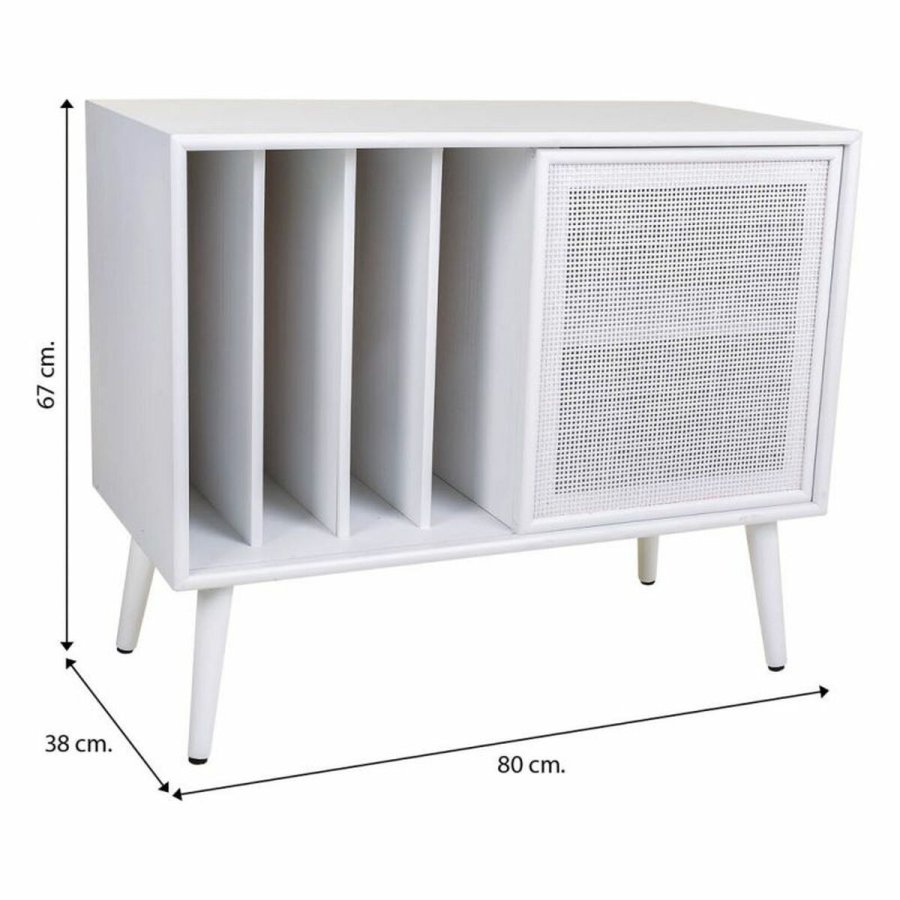 Supplerende mbler Alexandra House Living Hvid Tr MDF 38 x 67 x 80 cm #7