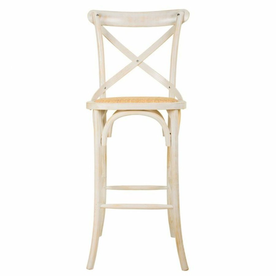Taburet Alexandra House Living Hvid Spanskrr 53 x 116 x 45 cm #11