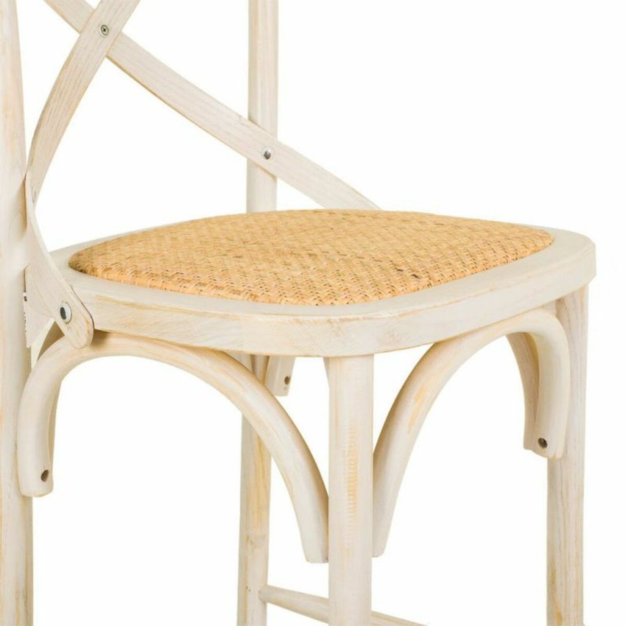 Taburet Alexandra House Living Hvid Spanskrr 53 x 116 x 45 cm #26
