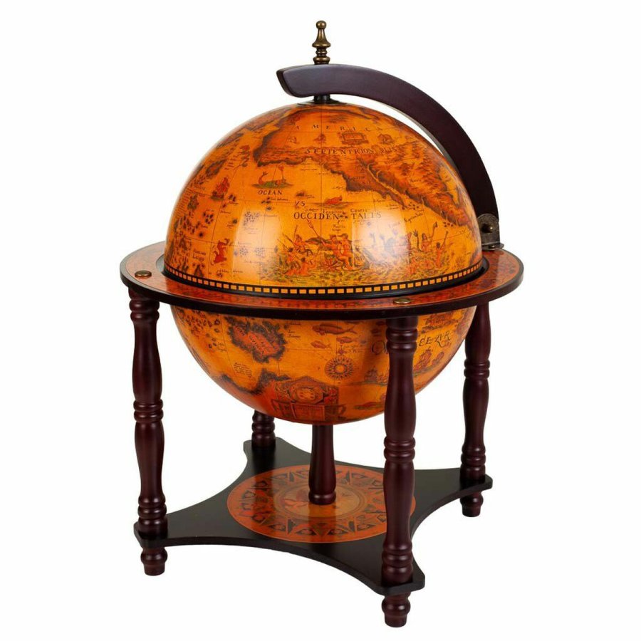 Globus Alexandra House Living Brun 42 x 57 x 42 cm Flaskeskab #1