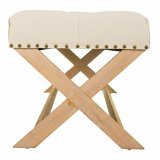 Stol Alexandra House Living Fldefarvet Gummi Tr 46 x 45 x 130 cm #11