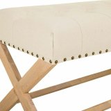 Stol Alexandra House Living Fldefarvet Gummi Tr 46 x 45 x 130 cm #16