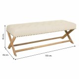 Stol Alexandra House Living Fldefarvet Gummi Tr 46 x 45 x 130 cm #26