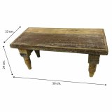 Taburet Alexandra House Living Brun Genbrugt Tr 23 x 24 x 50 cm #16