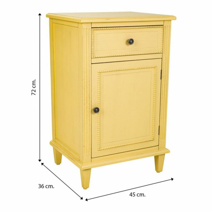 Natbord Alexandra House Living Gul 36 x 72 x 45 cm #25