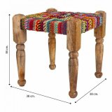 Taburet Alexandra House Living Rd Tr Gevind 38 x 38 x 38 cm #25