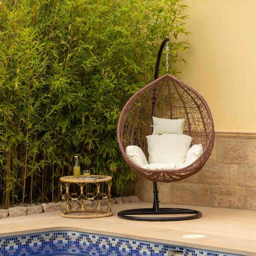 Sofabord Alexandra House Living Brun Tov Jern 60 x 40 x 60 cm #2