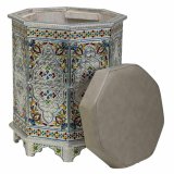 Taburet Alexandra House Living Bl Aluminium Tr MDF 11 x 42 x 38 cm #13