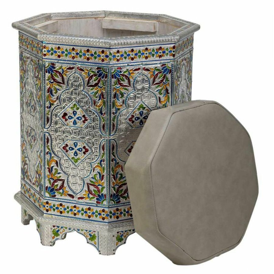 Taburet Alexandra House Living Bl Aluminium Tr MDF 11 x 42 x 38 cm #13