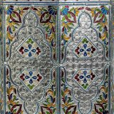 Taburet Alexandra House Living Bl Aluminium Tr MDF 11 x 42 x 38 cm #37
