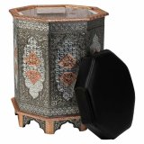 Taburet Alexandra House Living Bl Aluminium Tr MDF 11 x 42 x 38 cm #13