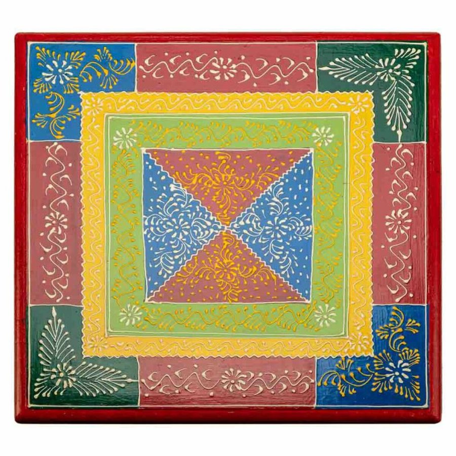 Sofabord Alexandra House Living Rd Aluminium Tr MDF 38 x 14 x 38 cm #3