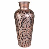 Vase Alexandra House Living Bronze Jern 24 x 54 x 24 cm #1
