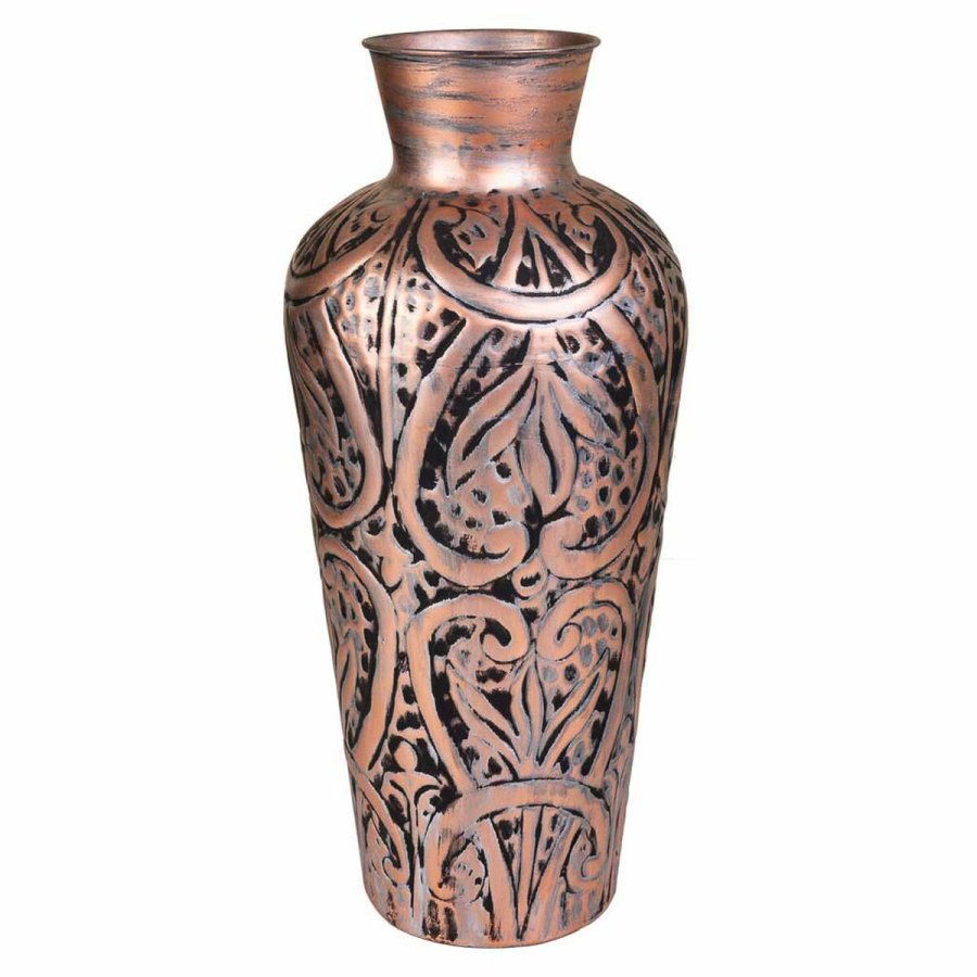 Vase Alexandra House Living Bronze Jern 24 x 54 x 24 cm #1