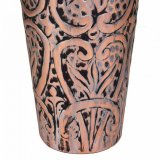 Vase Alexandra House Living Bronze Jern 24 x 54 x 24 cm #6