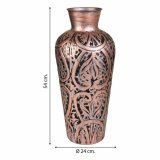 Vase Alexandra House Living Bronze Jern 24 x 54 x 24 cm #7