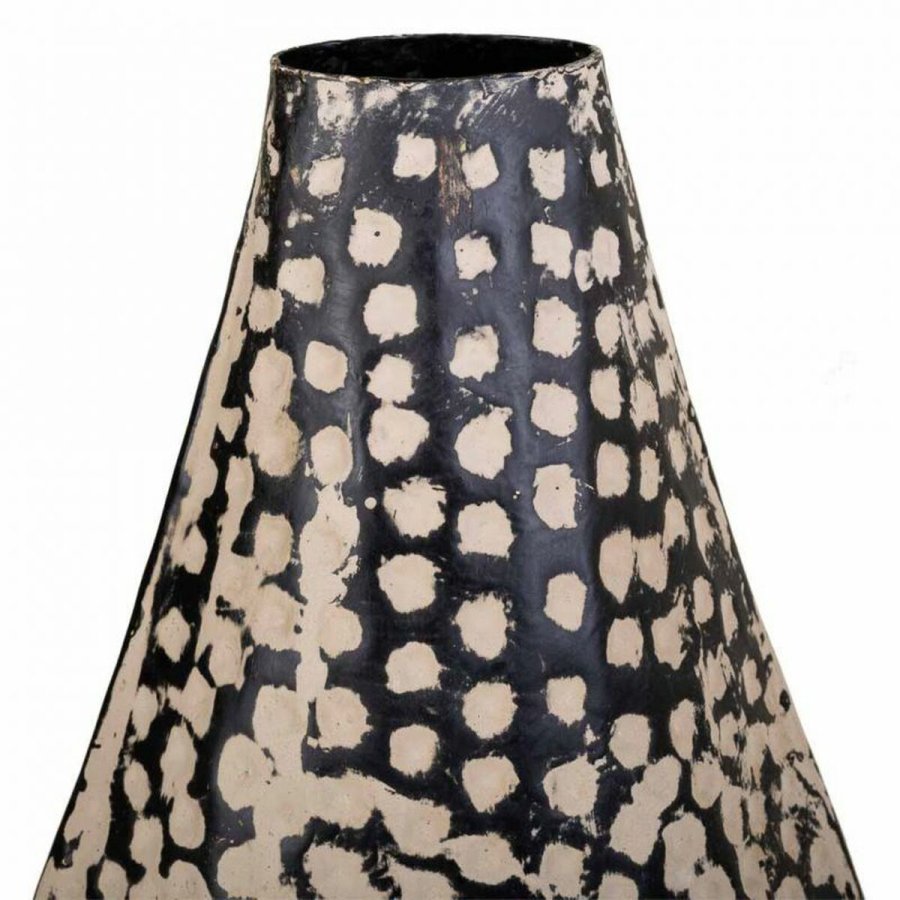 Vase Alexandra House Living Sort Jern 11 x 52 x 23 cm #3