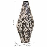 Vase Alexandra House Living Sort Jern 11 x 52 x 23 cm #6
