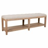 Stol Alexandra House Living Gr Fldefarvet 38 x 51 x 150 cm #1