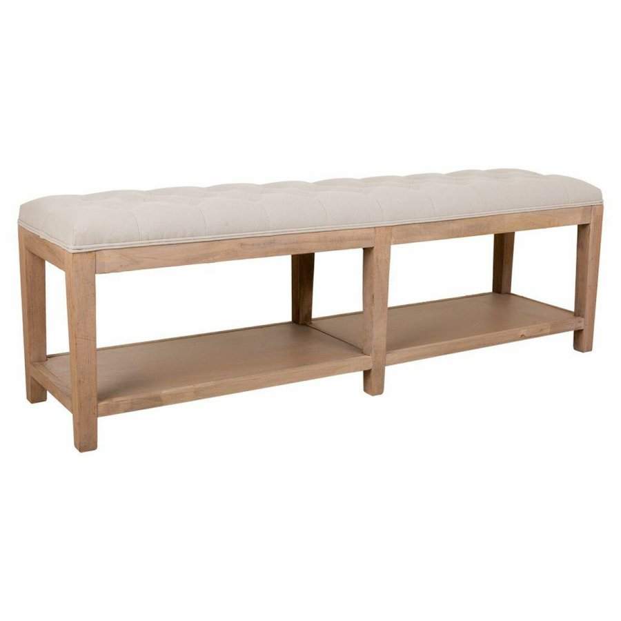 Stol Alexandra House Living Gr Fldefarvet 38 x 51 x 150 cm #1
