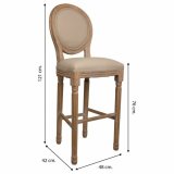 Taburet Alexandra House Living Brun Kanvas Gummitr 42 x 121 x 48 cm #25