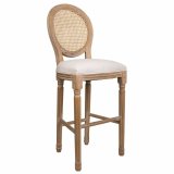 Taburet Alexandra House Living Fldefarvet Spanskrr Gummitr 42 x 121 x 48 cm #1