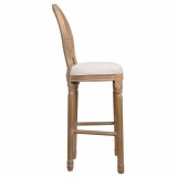 Taburet Alexandra House Living Fldefarvet Spanskrr Gummitr 42 x 121 x 48 cm #13