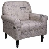 Lnestol Alexandra House Living Beige 77 x 89 x 75 cm Betrk #1