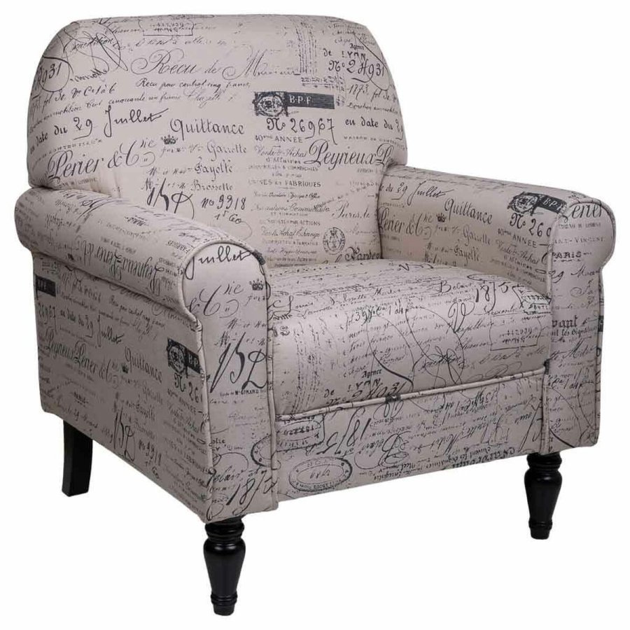 Lnestol Alexandra House Living Beige 77 x 89 x 75 cm Betrk #1