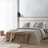 Stol Alexandra House Living Brun Spanskrr Gummitr 37 x 47 x 110 cm #13