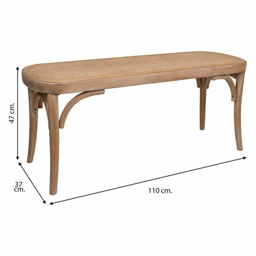 Stol Alexandra House Living Brun Spanskrr Gummitr 37 x 47 x 110 cm #31