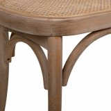 Stol Alexandra House Living Brun Spanskrr Gummitr 37 x 47 x 110 cm #37