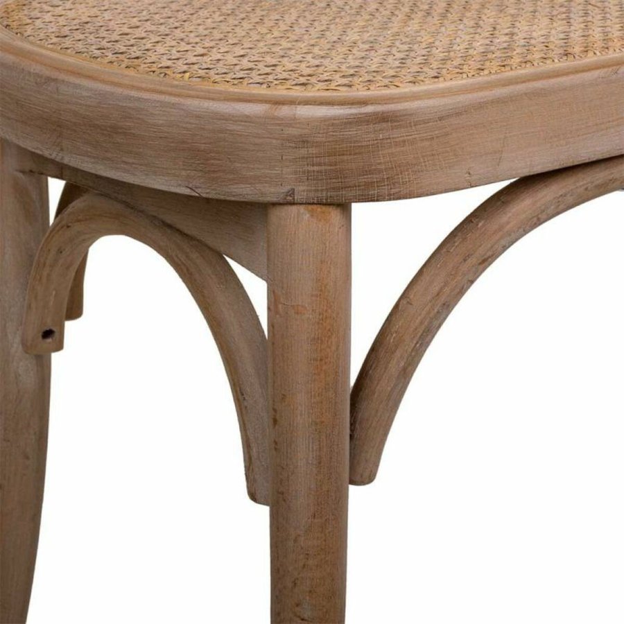 Stol Alexandra House Living Brun Spanskrr Gummitr 37 x 47 x 110 cm #37