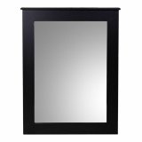 Vgspejl Alexandra House Living Sort 3 x 90 x 70 cm Rektangulr #1