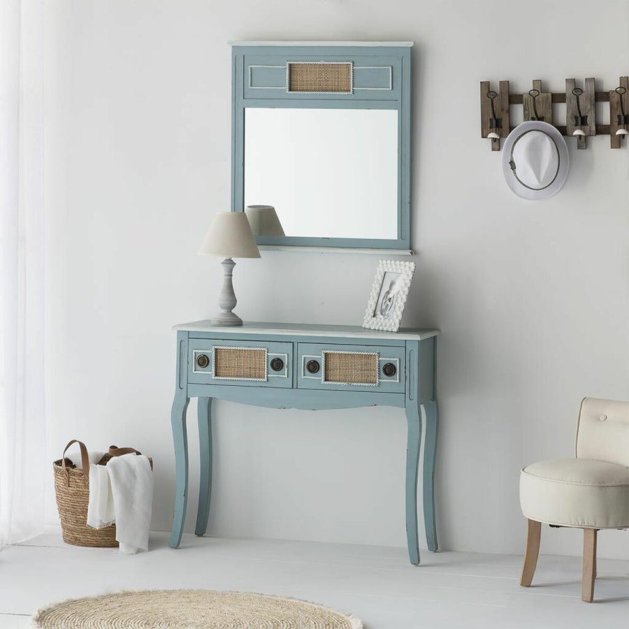Vgspejl Alexandra House Living Bl 3 x 76 x 70 cm Rektangulr #3