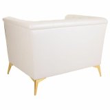 Lnestol Alexandra House Living Hvid 72 x 75 x 104 cm Betrk #5