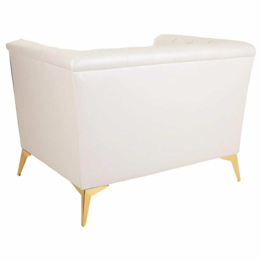 Lnestol Alexandra House Living Hvid 72 x 75 x 104 cm Betrk #5